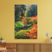 Japanische Gärten im Herbst in Portland, Oregon 5 Leinwanddruck (Insitu (Wohnzimmer))