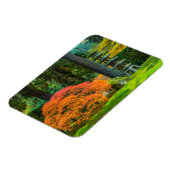 Japanische Gärten im Herbst in Portland, Oregon Magnet (Linke Seite)