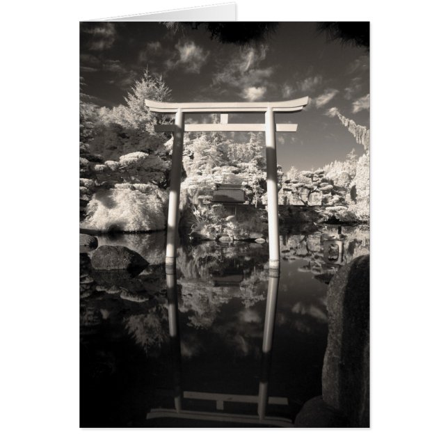 Japanische Garten-Karte (Vorne)