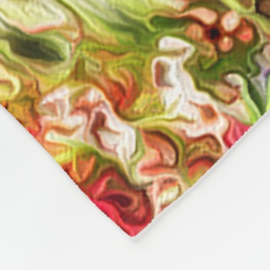 Japanische Garten-Pagode Kirschblüte und Fleecedecke (Ecke)