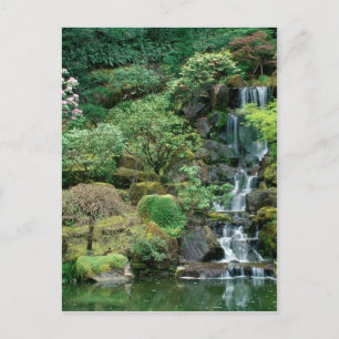 Japanische Gärten Portland, Oregon Postkarte