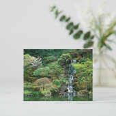 japanische Gärten Postkarte (Stehend Vorderseite)