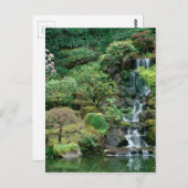 japanische Gärten Postkarte (Vorne/Hinten)