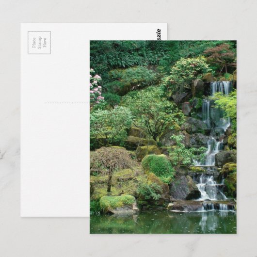 japanische Gärten Postkarte (Vorne/Hinten)