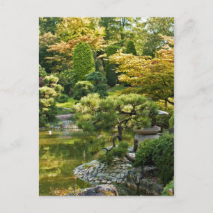Japanische Garten-Postkarte Postkarte