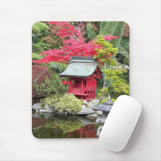Japanische Garten-Szene Mousepad (Mit Mouse)