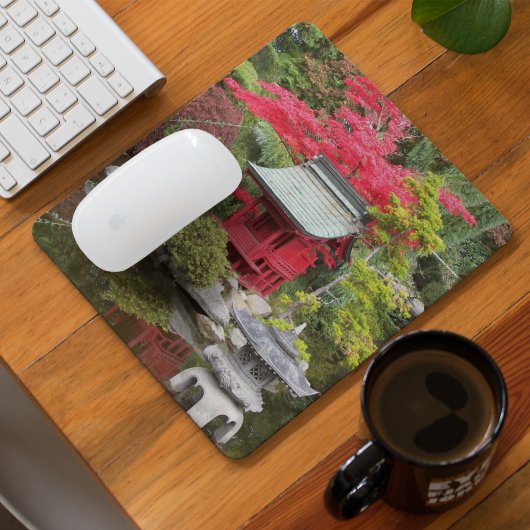Japanische Garten-Szene Mousepad
