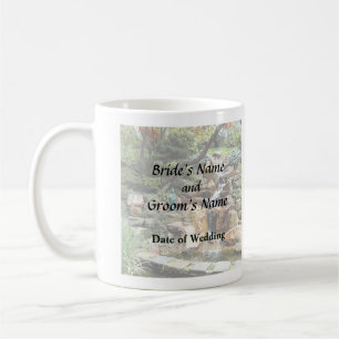 Japanische Gartenanlage im Herbst Tasse