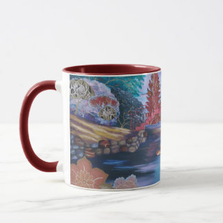 Japanische Gartenanlage Surreal Landscape Tasse