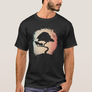 Japanische Gartenarbeit Bonsai Ästhetik Bonsai Tre T-Shirt