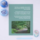 Japanische Gartenbank-Flyer Flyer (Einzeln)