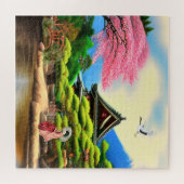 Japanische Gartenlandschaft Puzzle (Horizontal)