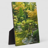 Japanische Gartenmalerei Effekt Landschaft Fotoplatte (Seite)