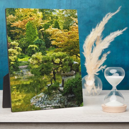 Japanische Gartenmalerei Effekt Landschaft Fotoplatte (Seite)