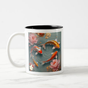 "Japanische Gartenoase" Zweifarbige Tasse