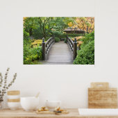Japanische Gartenposter Poster (Küche)