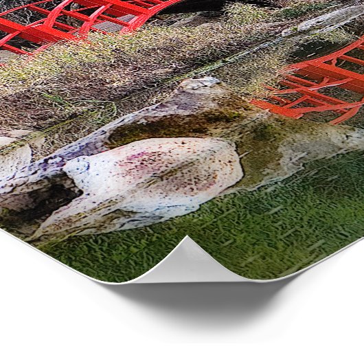 Japanische Gartenposter Poster (Ecke)