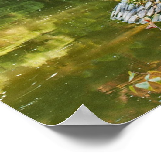 Japanische Gartenposter Poster (Ecke)