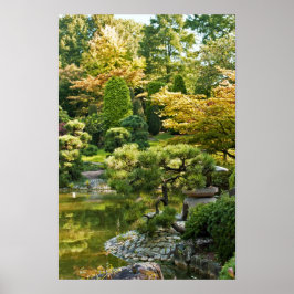 Japanische Gartenposter Poster