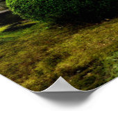 Japanische Gartenreihe Poster (Ecke)