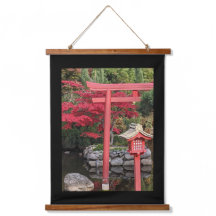 Japanische Gartenstrukturen mit schwarzer Grenze