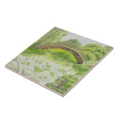 Japanische Gartenwandfliese Fliese (Seite)