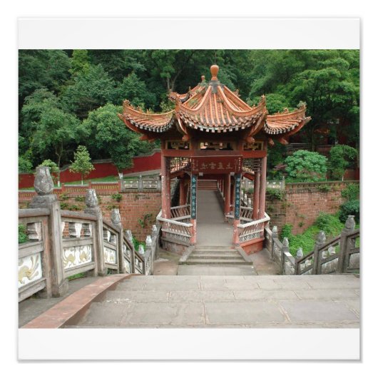 Japanische Gate Bridge Fotodruck (Vorne)