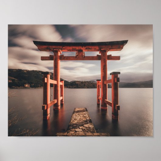 Japanische Gate Wall Art Poster (Vorne)