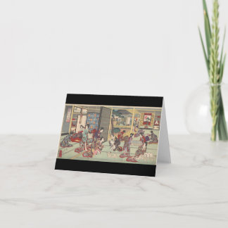 Japanische Geburtszeremonie - notecard Karte