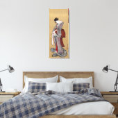 Japanische Geisha-Frau, Hokusai, Ukiyo-e Leinwanddruck (Insitu (Schlafzimmer))