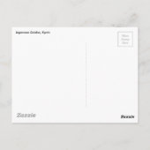 Japanische Geisha in Kyoto Postkarte (Rückseite)