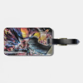 Japanische Geisha-Mädchen-Straßen von Gepäckanhänger (Rückseite horizontal)