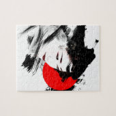Japanische Geisha Puzzle (Horizontal)