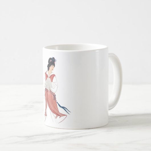 Japanische Geisha Teacup oder Coffee Tasse (VorderseiteRechts)