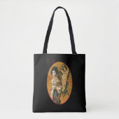 Japanische Geisha über Print Tote Bag Tasche (Vorderseite)