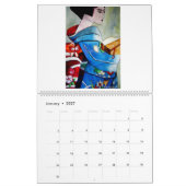 Japanische Geisha und Koi Kunstkalender Kalender (Jan 2027)