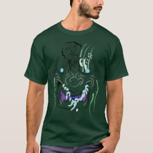 japanische Geisha- und Samurai-Maske T-Shirt