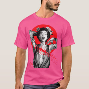 Japanische Geisha Urban Vaporwave Pop Art Freund T-Shirt