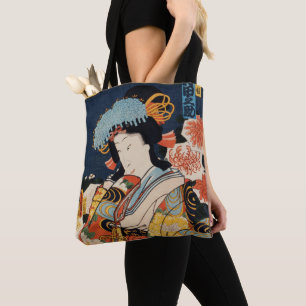 Japanische Geisha Vintage Kunst Asiatisch Orient F Tasche