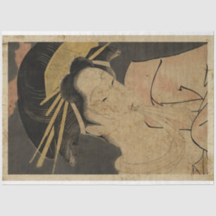 Japanische Geisha Women Ukiyo Art No8 Seidenpapier