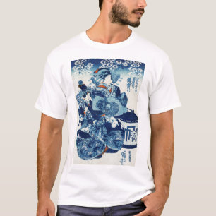 Japanische Geisya Frau, Kuniyoshi, Ukiyo-e T-Shirt