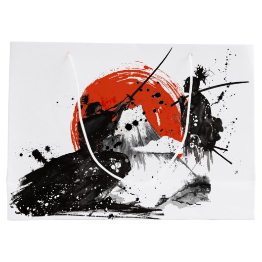 japanische Geschenktasche Große Geschenktüte (Rückseite)