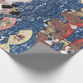 Japanische Geschichte Geisha Geschenkpapier (Ecke)