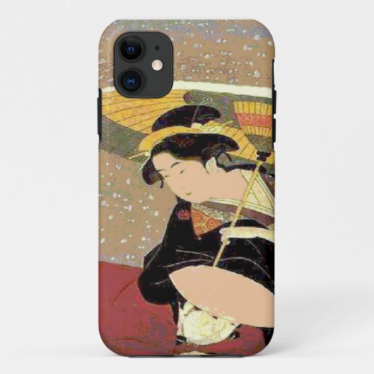 Japanische Gesichtspresse Case-Mate iPhone Hülle (Rückseite)