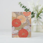 Japanische Gewebe 2012 Pocket Calendar Postkarte (Stehend Vorderseite)