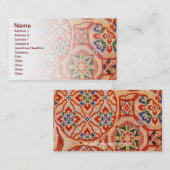 Japanische Gewebe Visitenkarte (Vorne/Hinten)