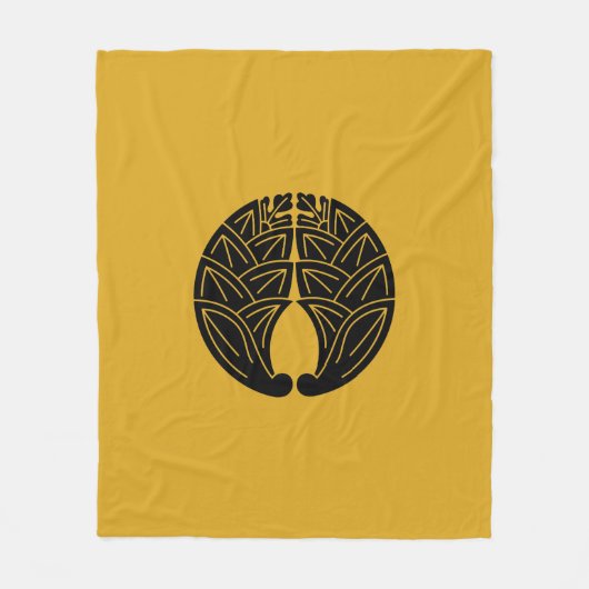 Japanische Gingers Fleecedecke (Vorderseite)