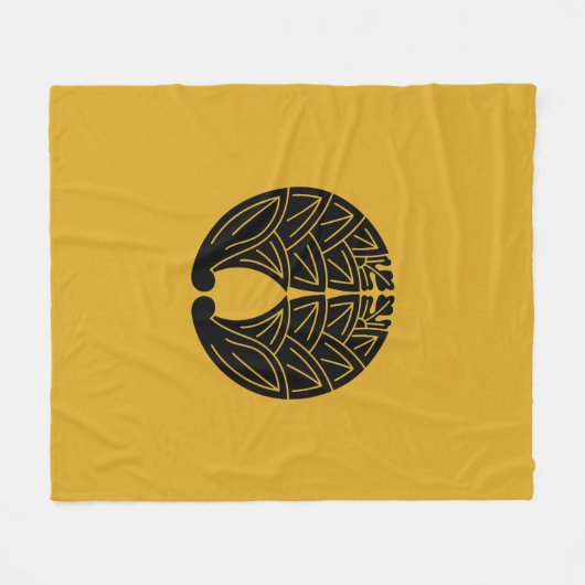 Japanische Gingers Fleecedecke (Vorderseite (Horizontal))