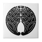 Japanische Gingers Fliese (Vorderseite)