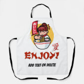 Japanische Girl-Figur Schürze (Vorderseite)